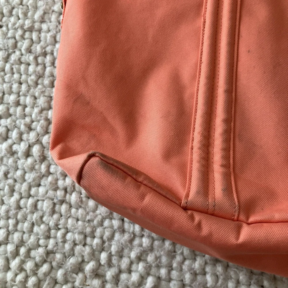 Herschel Supply Co.‎ Pink Tote Bag Pockets Easy Access Double Zip Side Snap Alt